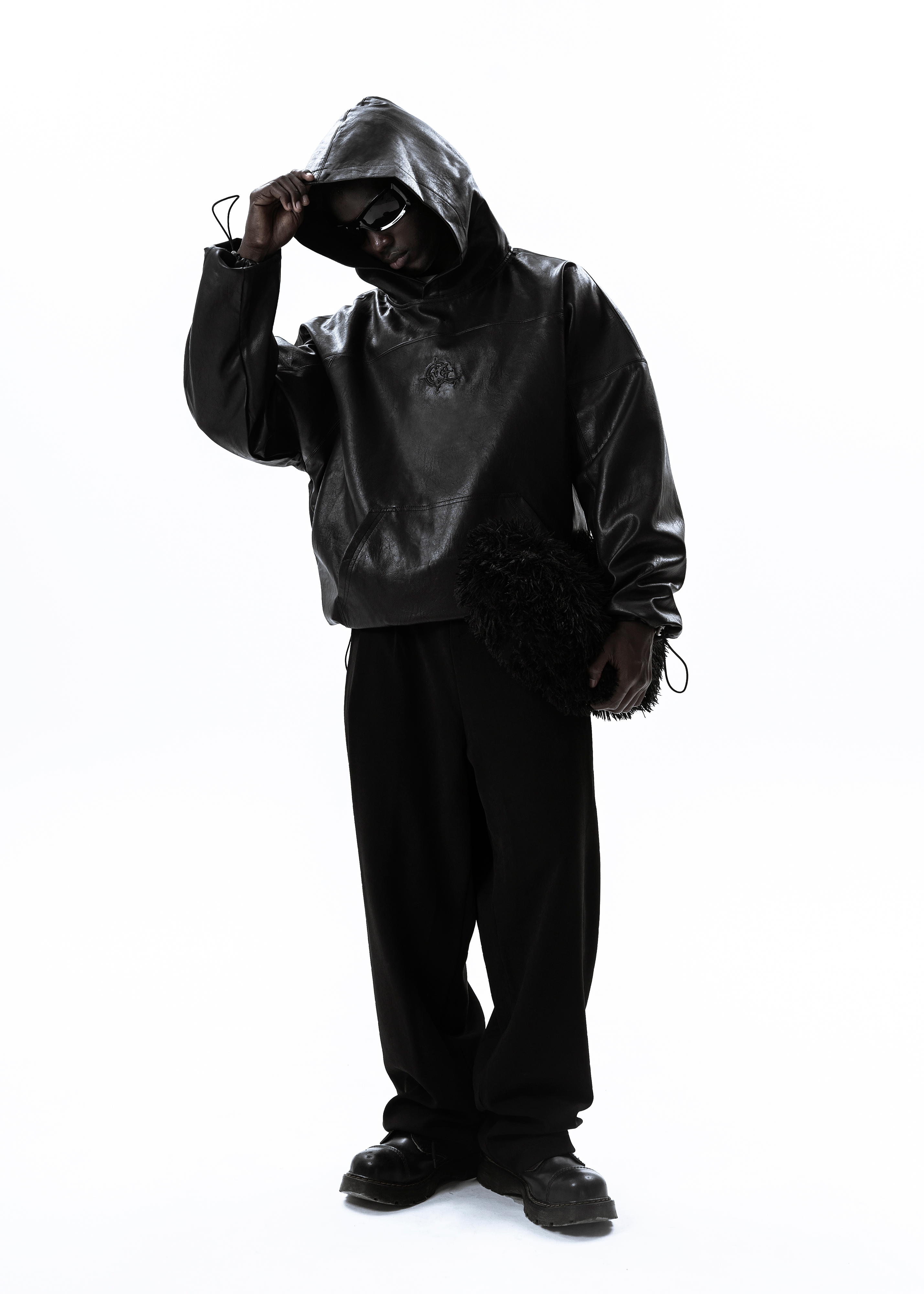 Кожаное Худи «OPG» - 6