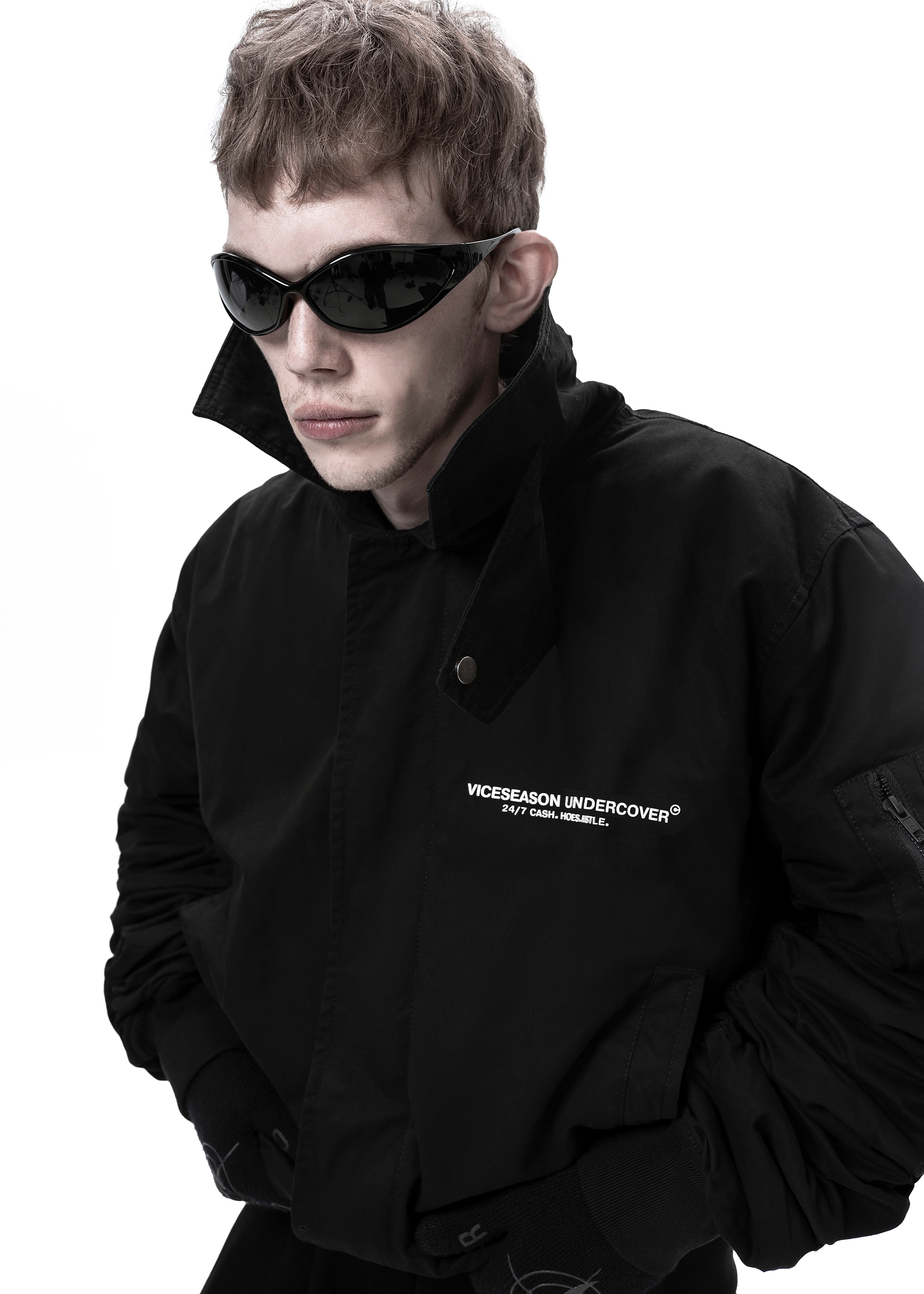 Бомбер «Cash dry V2 black» - 8