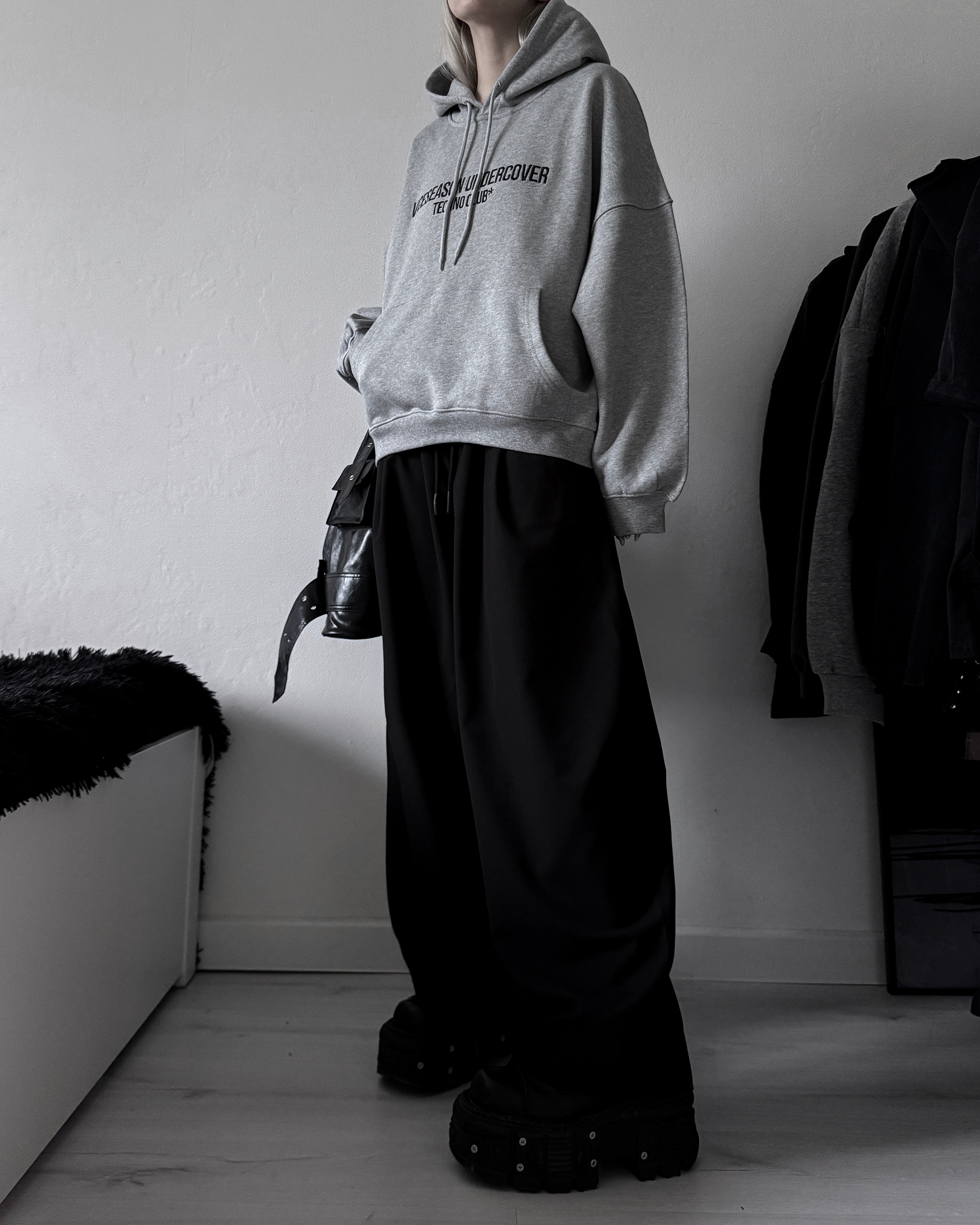 Худи «Techno club gray» в реальной жизни 1