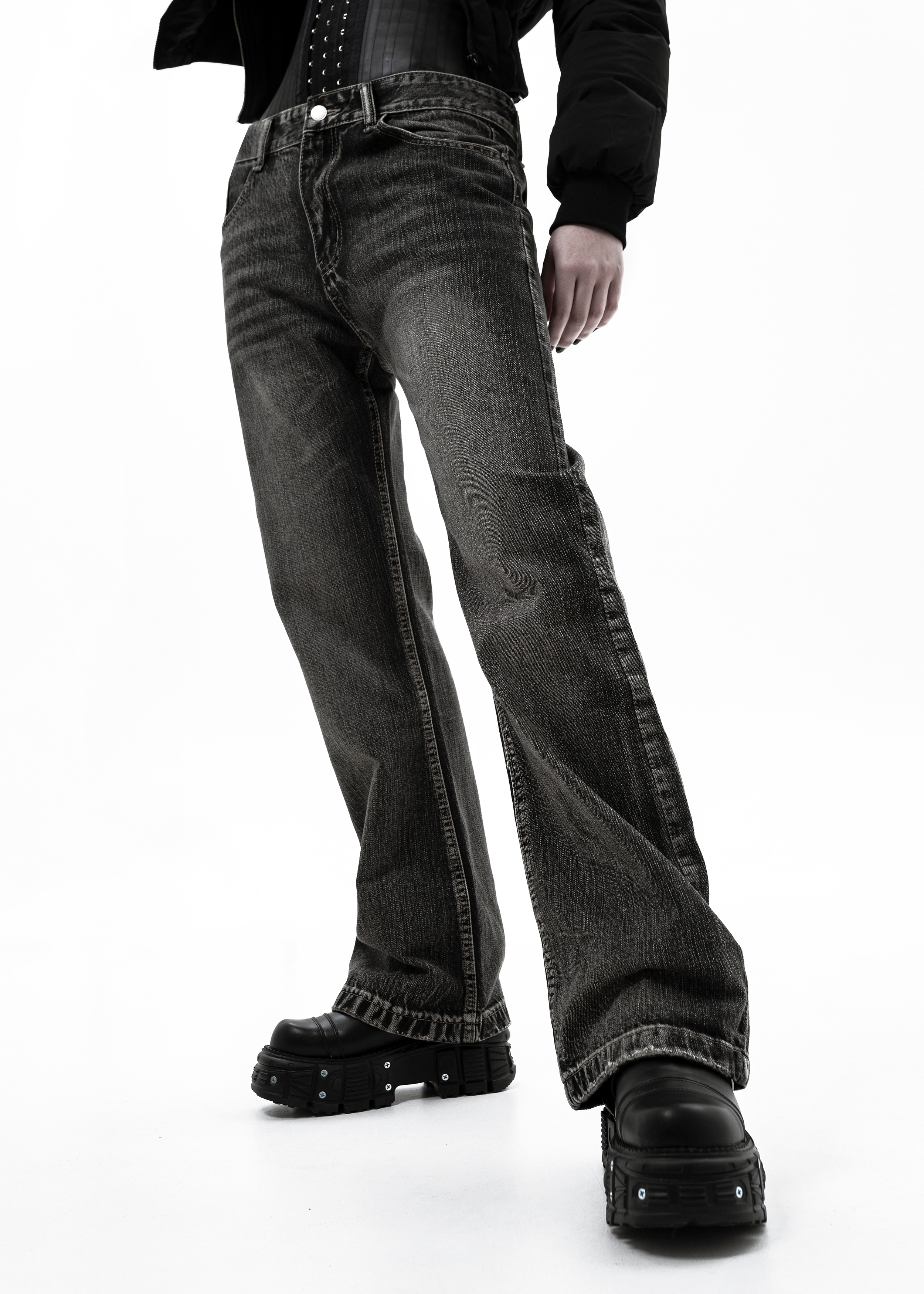 Джинсы «Skins black» - 4