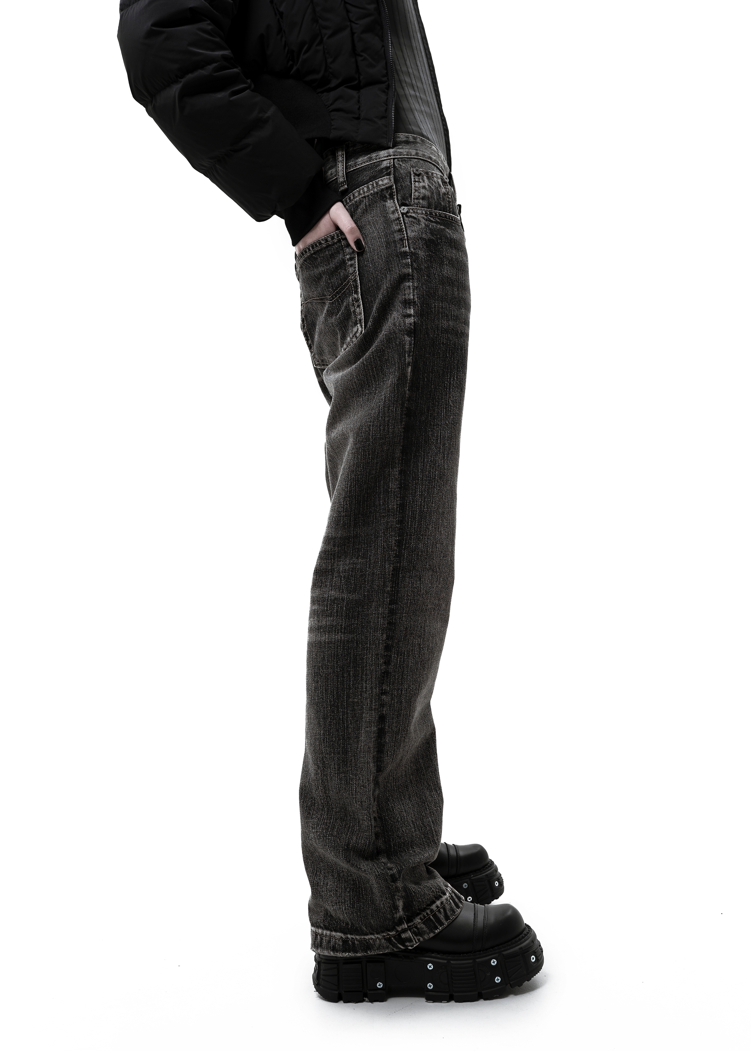 Джинсы «Skins black» - 5