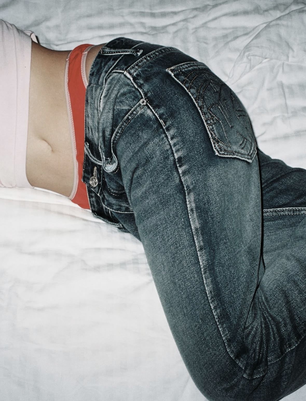 Джинсы «Skins blue» в реальной жизни 3