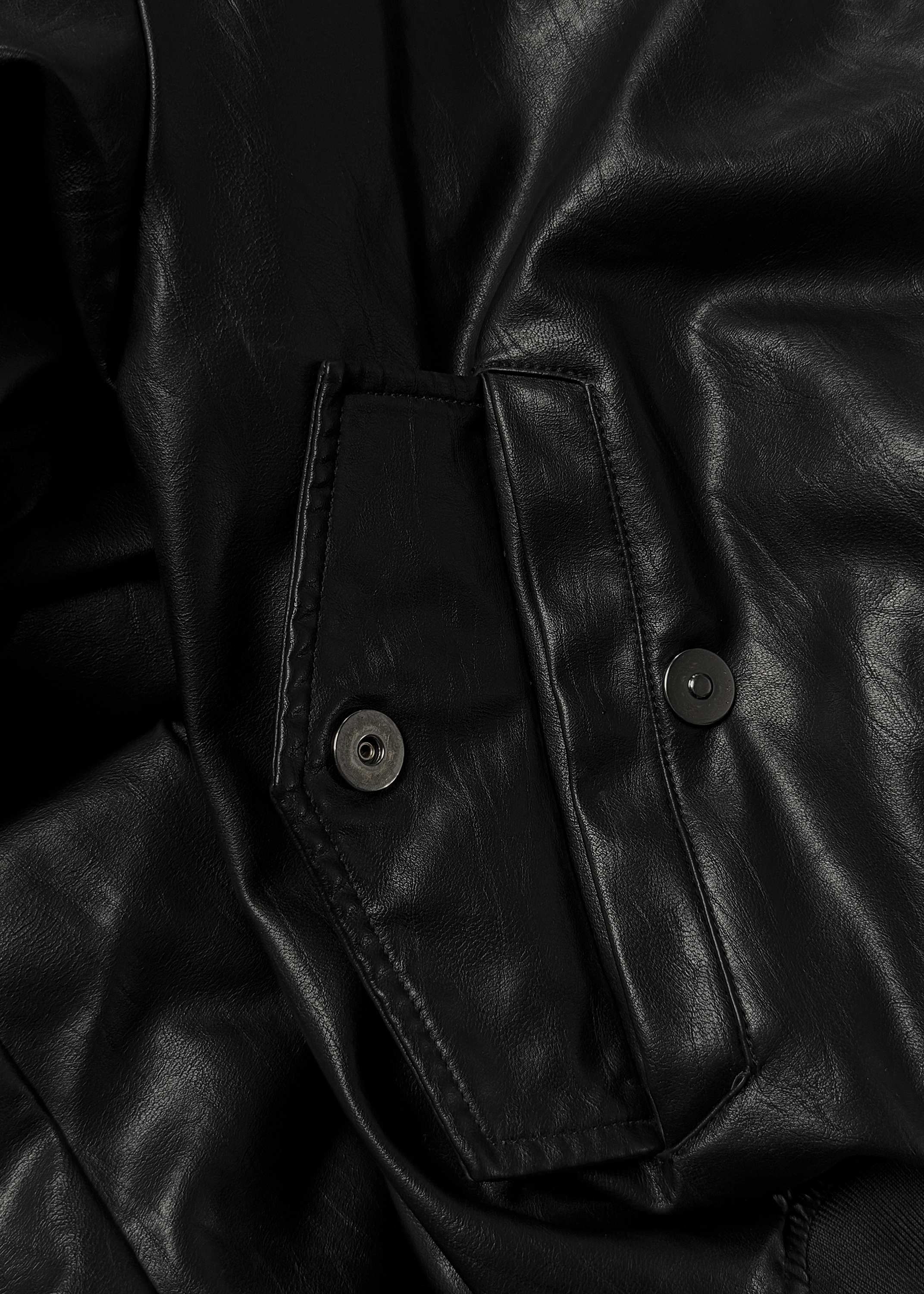 Кожаный бомбер «OPG» - 9