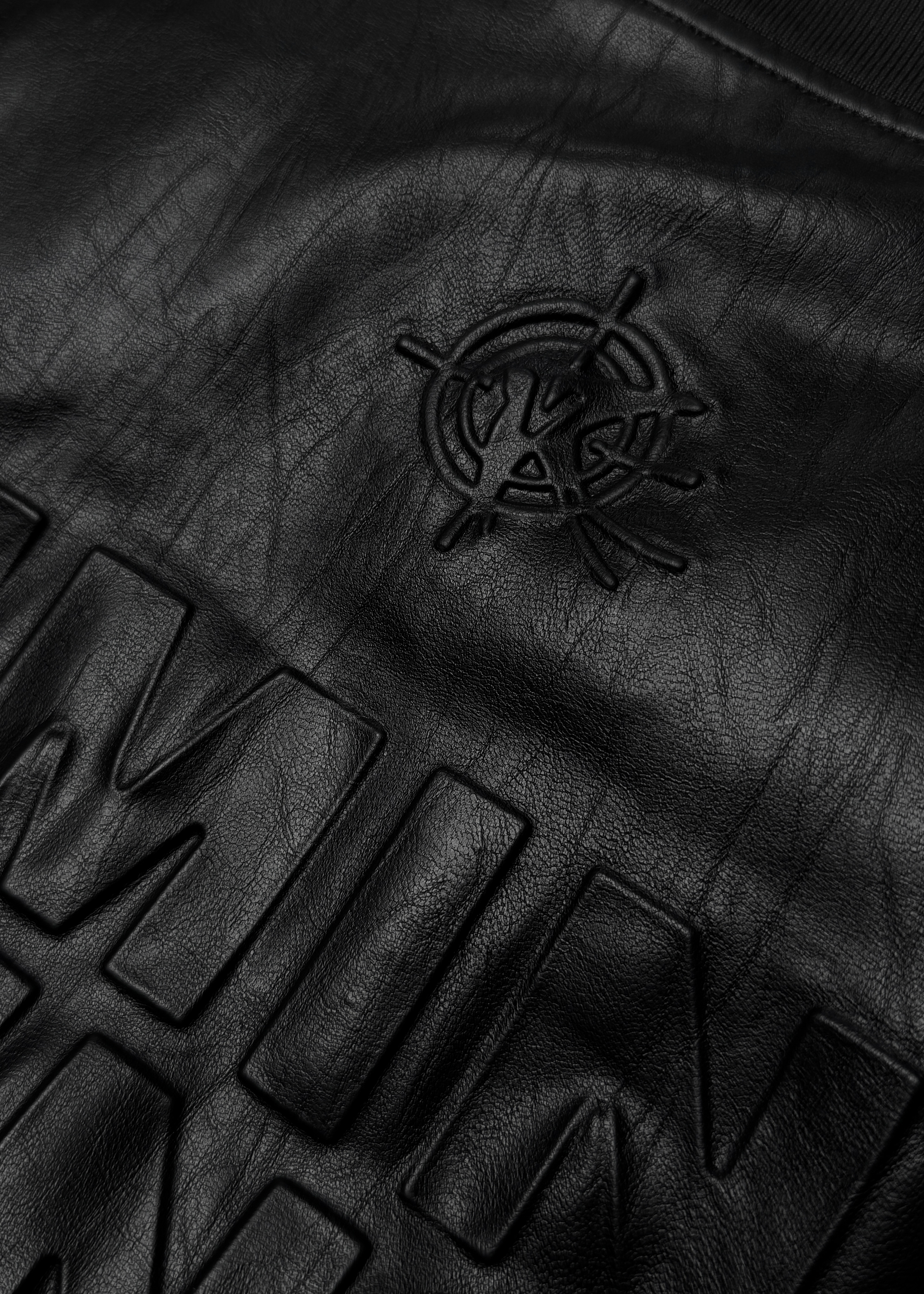 Кожаный бомбер «OPG» - 8