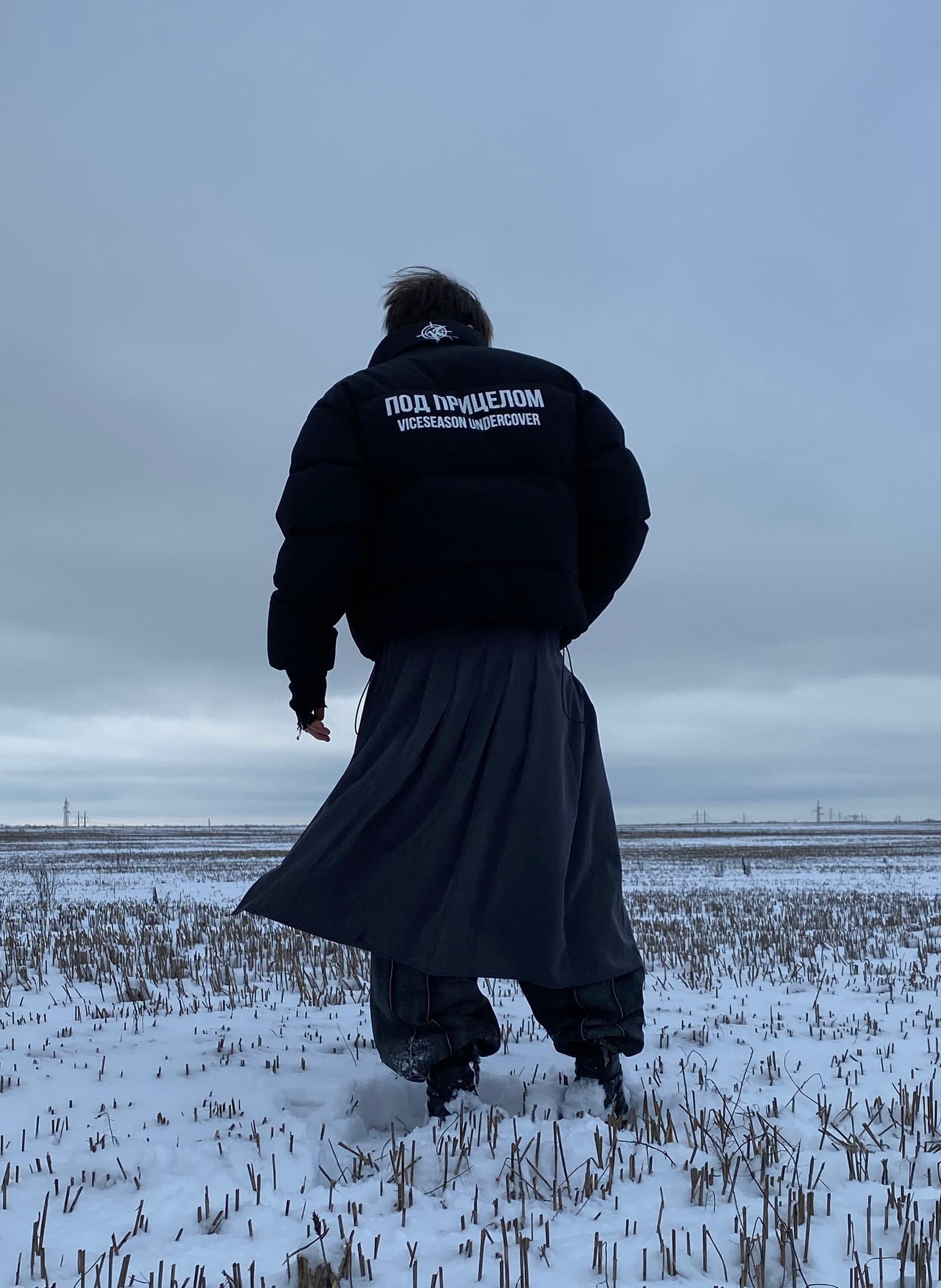 Пуховик «Под прицелом BLACK» в реальной жизни 7