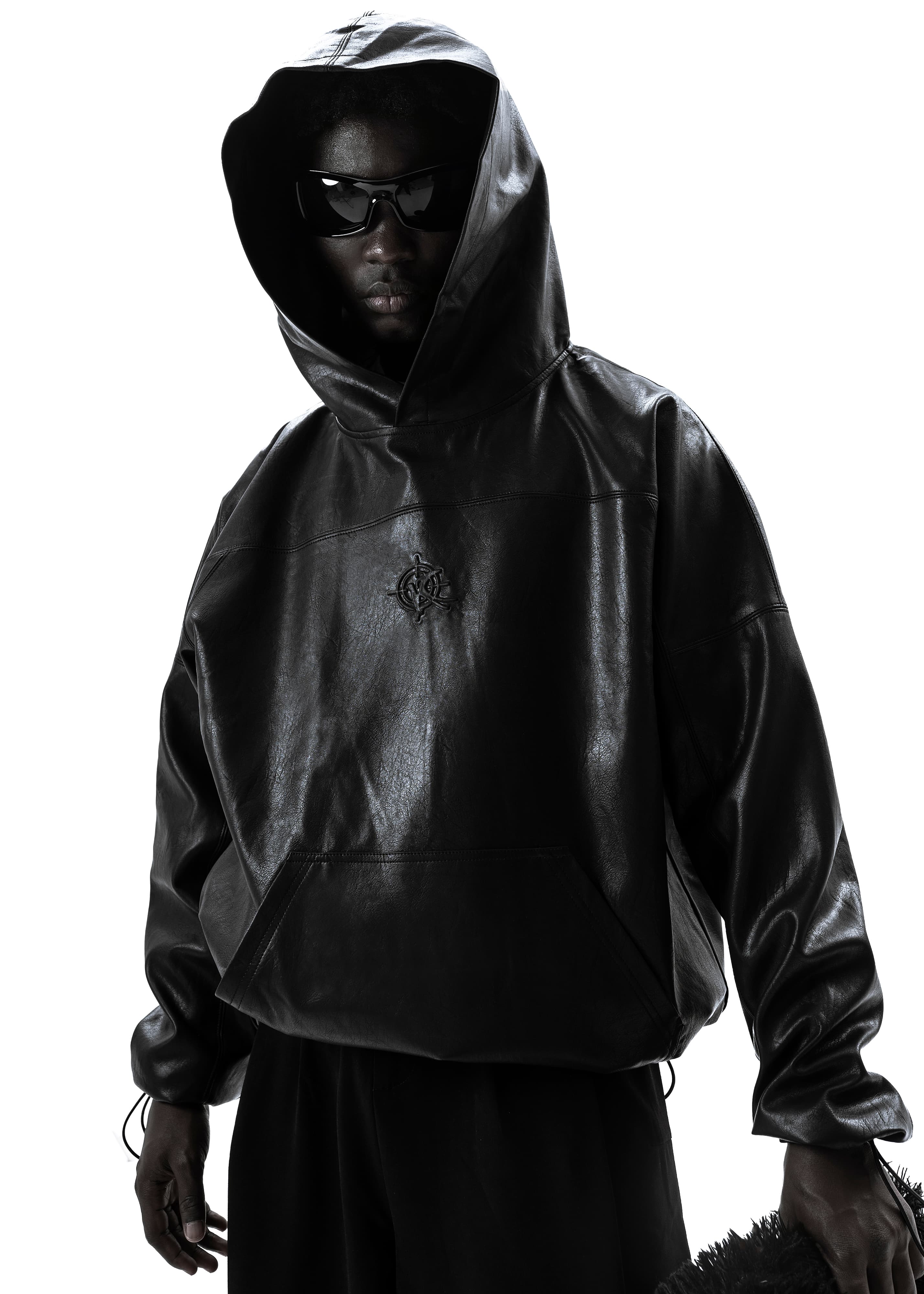 Кожаное Худи «OPG» thumb 4