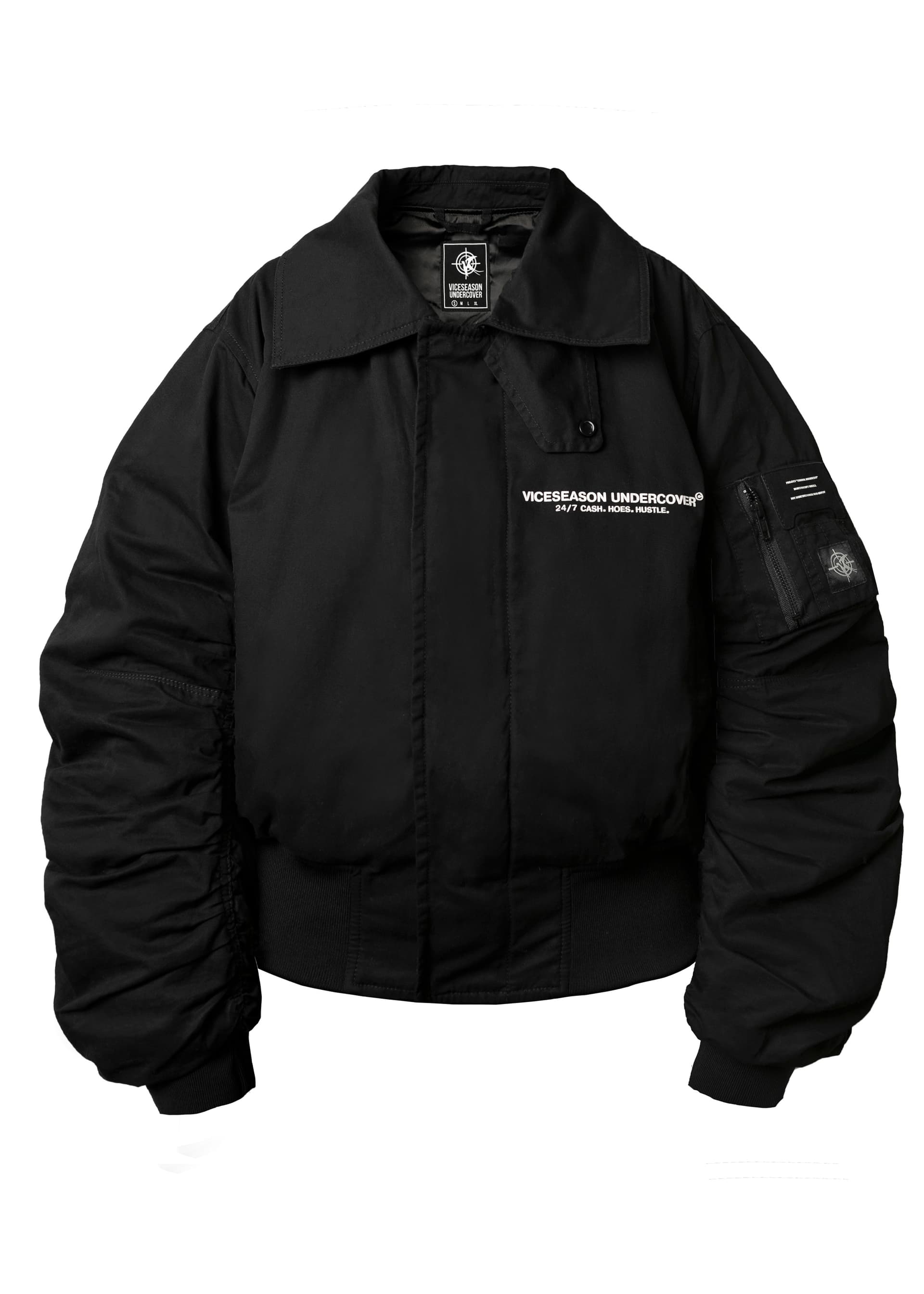 Бомбер «Cash dry V2 black» - 1
