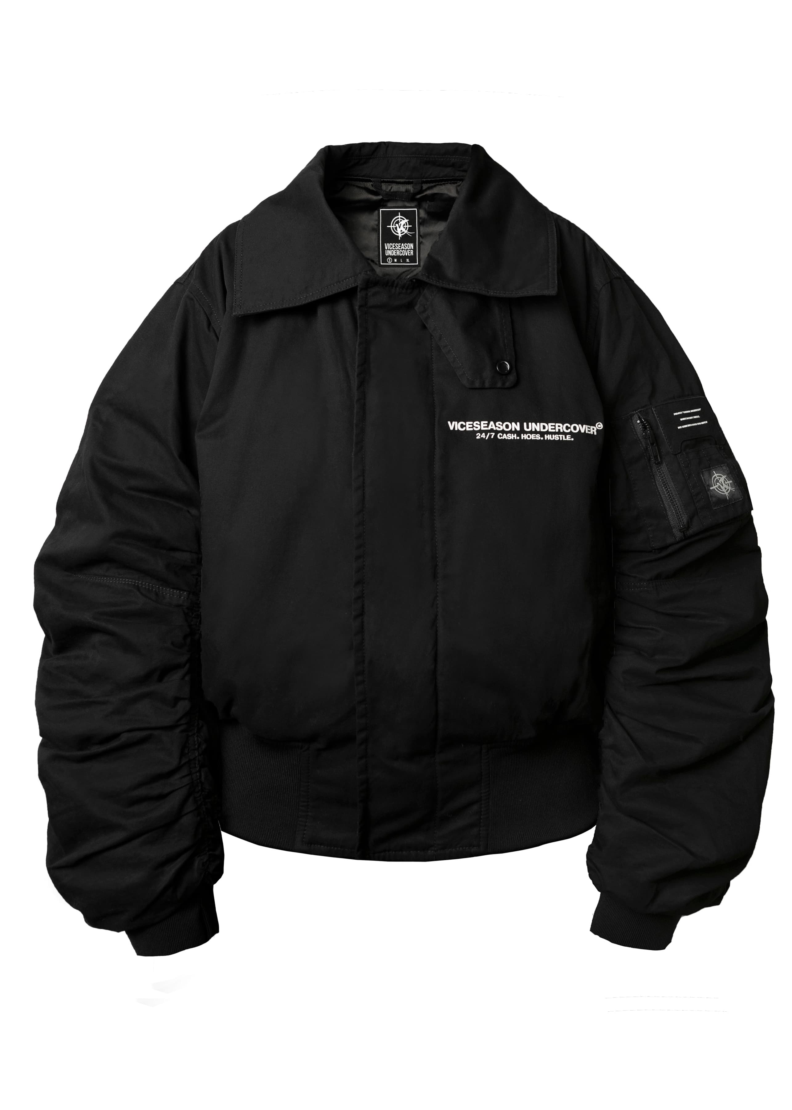 Бомбер «Cash dry V2 black» - 1