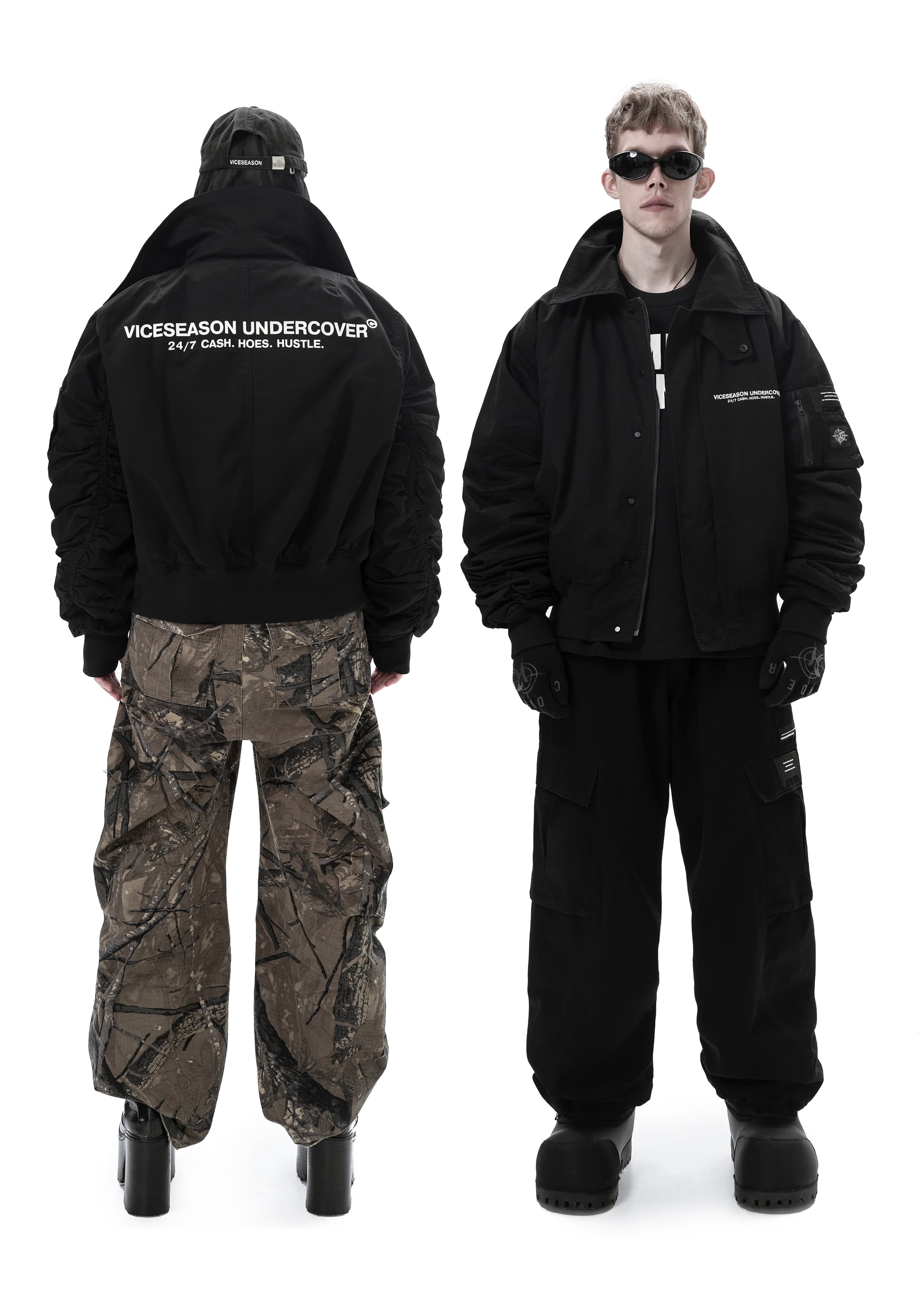 Бомбер «Cash dry V2 black» - 2