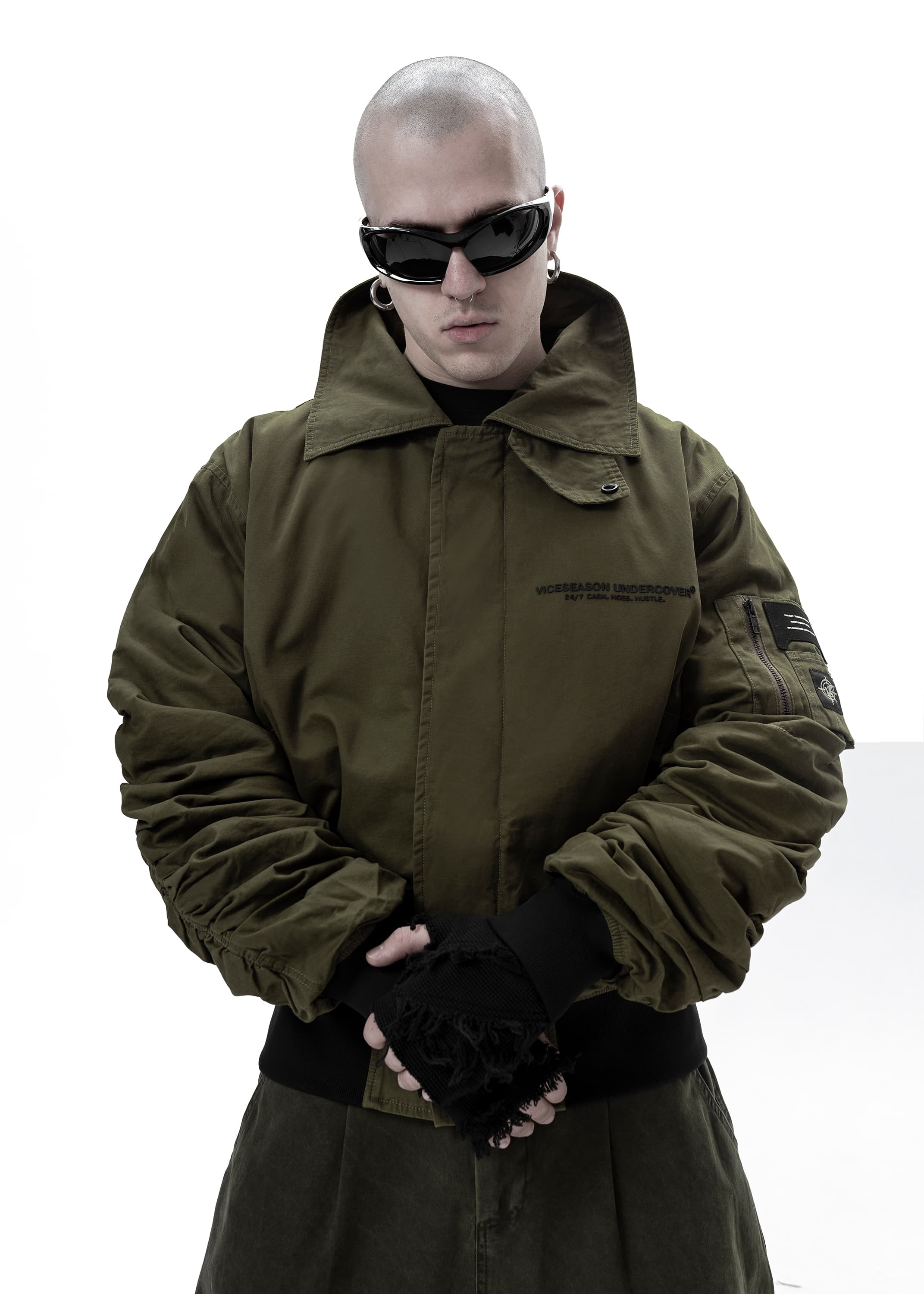 Бомбер «Cash dry haki» thumb 4