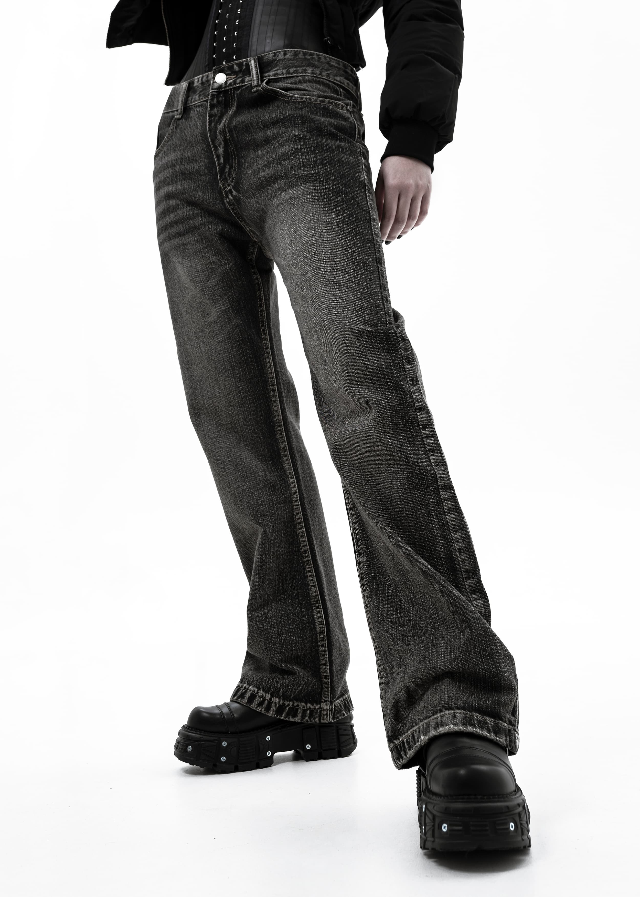 Джинсы «Skins black» - 3