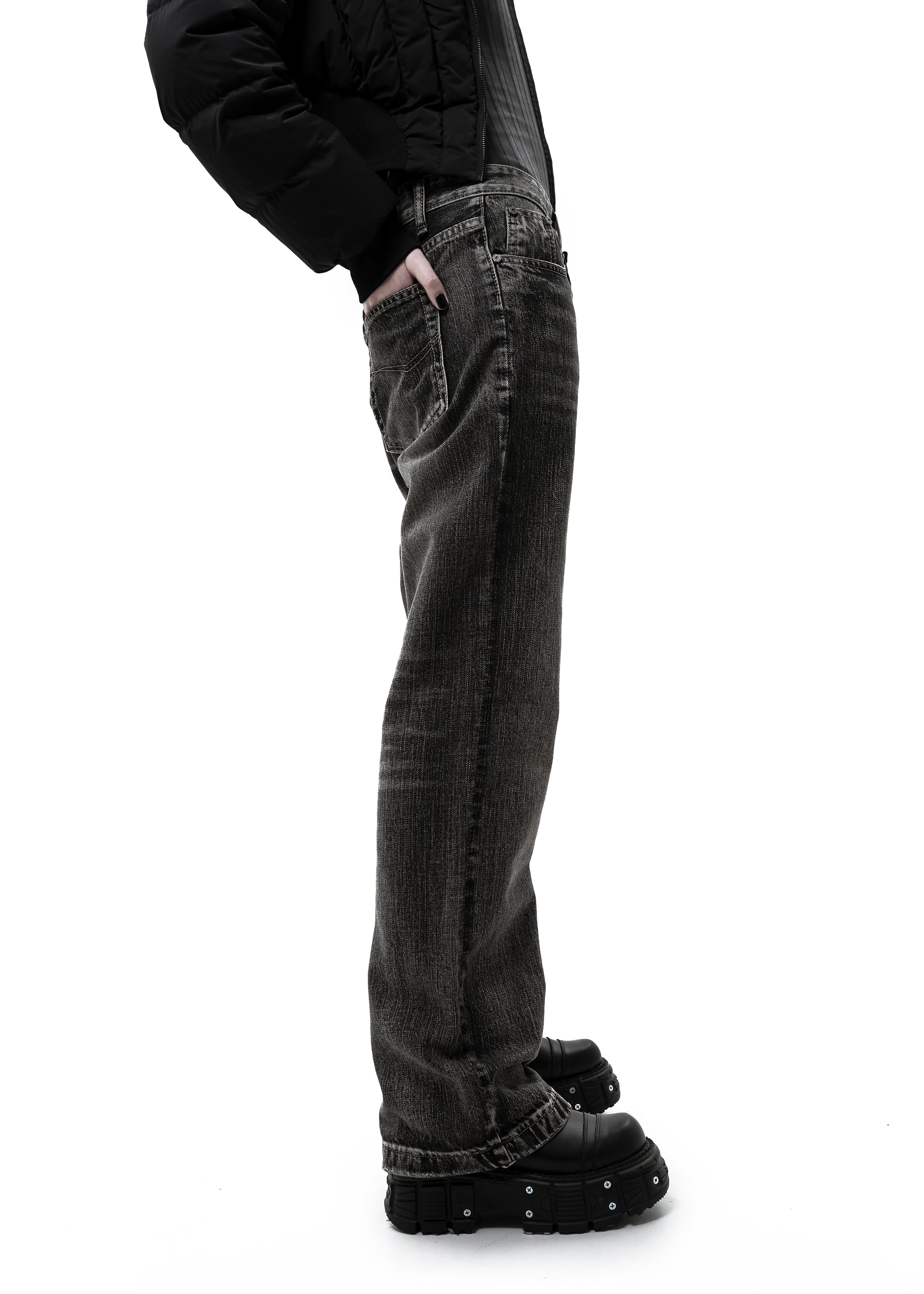 Джинсы «Skins black» thumb 5