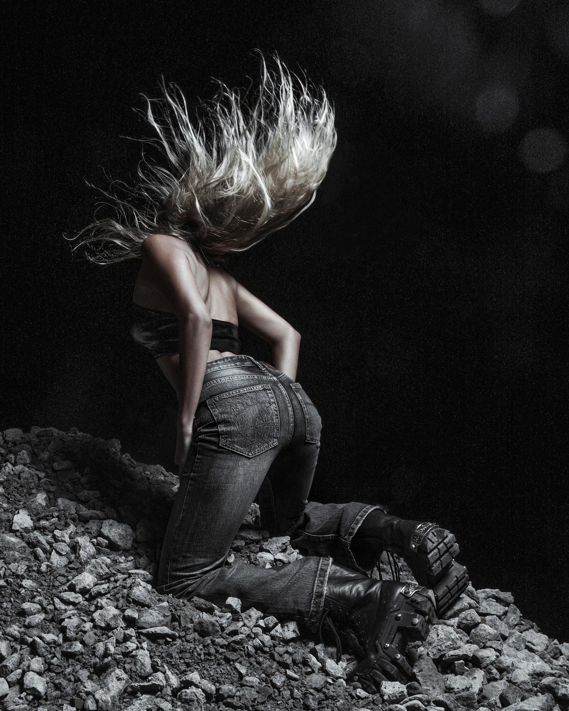 Джинсы «Skins black» в реальной жизни 9