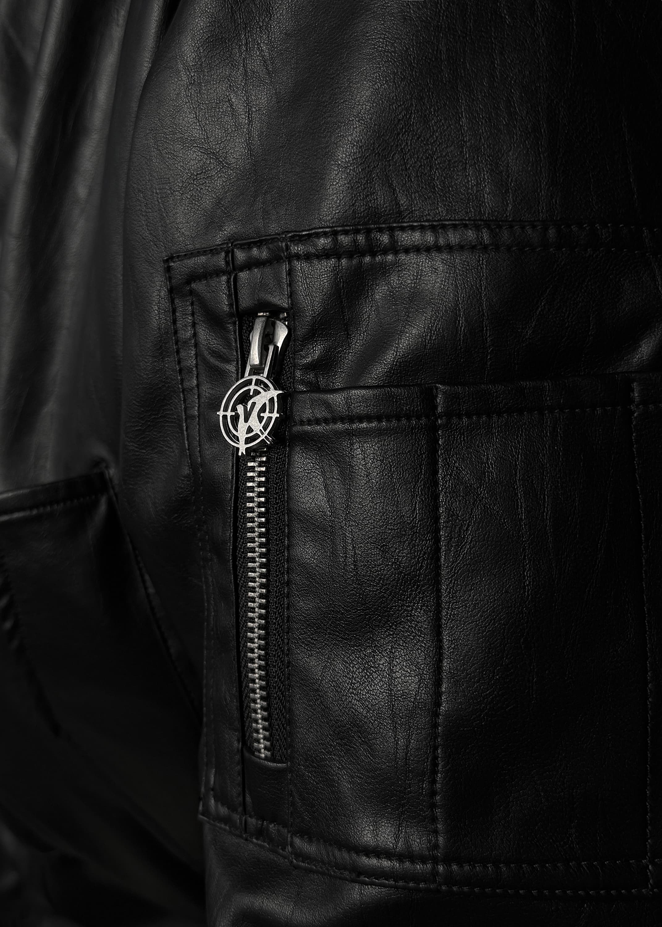 Кожаный бомбер «OPG» thumb 10