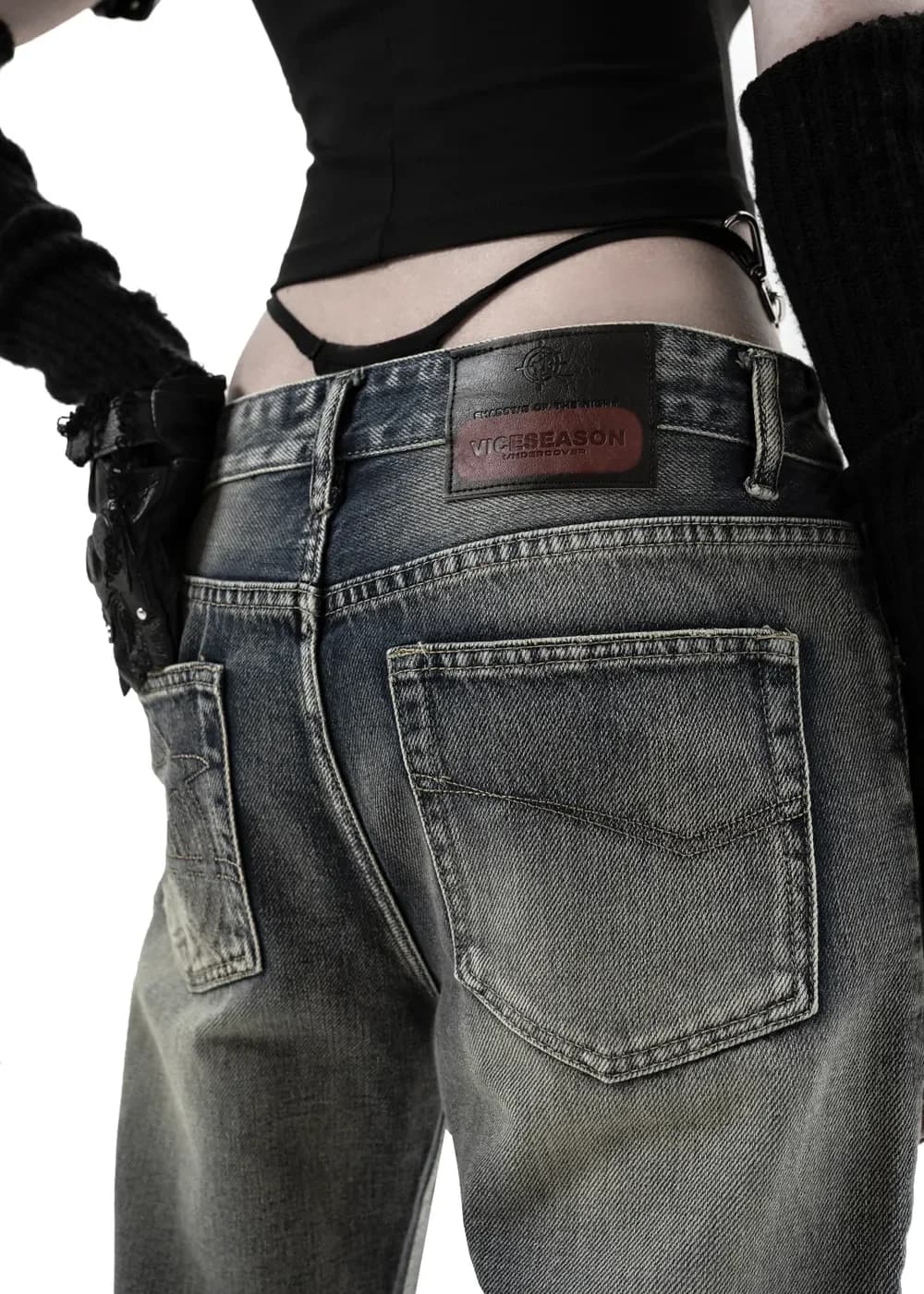 Джинсы «Skins blue» - 4